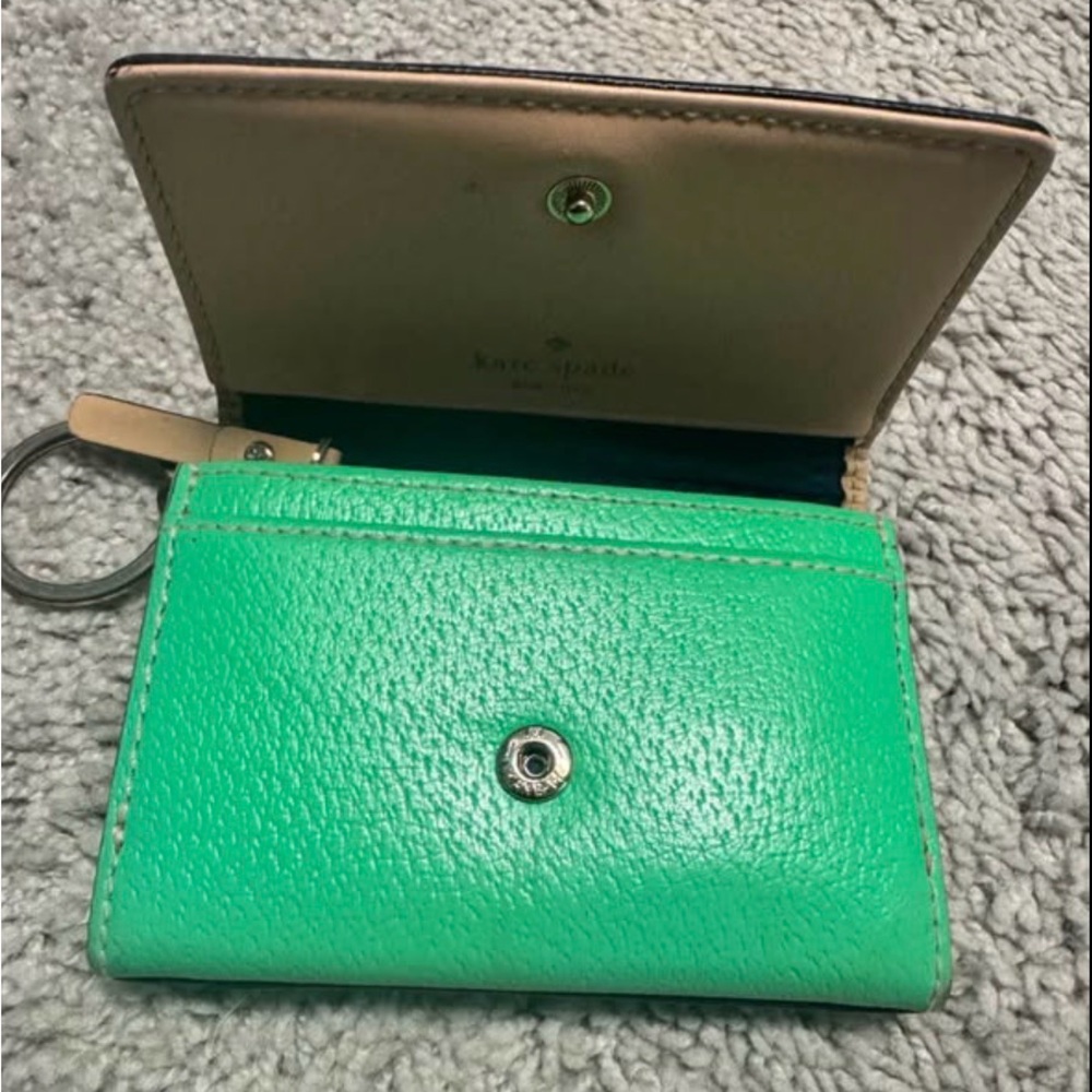 Kate Spade Vibrant Green Card Holder - Picture 2 of 3